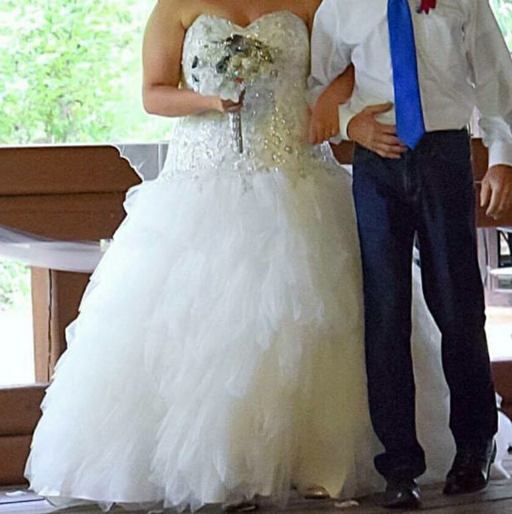 David's Bridal Wedding gown